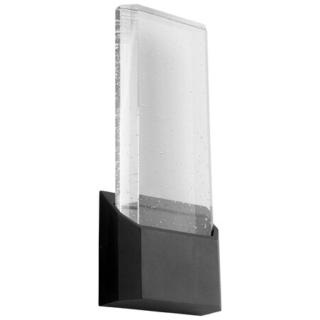 Oxygen Esprit Outdoor Wall Sconce, 1-Light, LED, Black, Clear Shade, 5.5"W (3-755-15 42R2P) 3-755-15